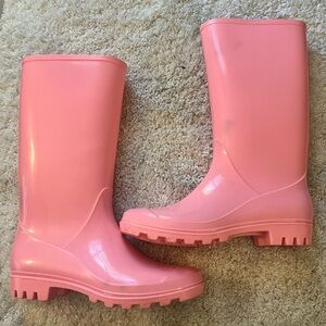 Dirty Laundry Pink Rain Boots
